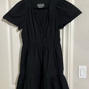 Anthropologie Black Midi Dress